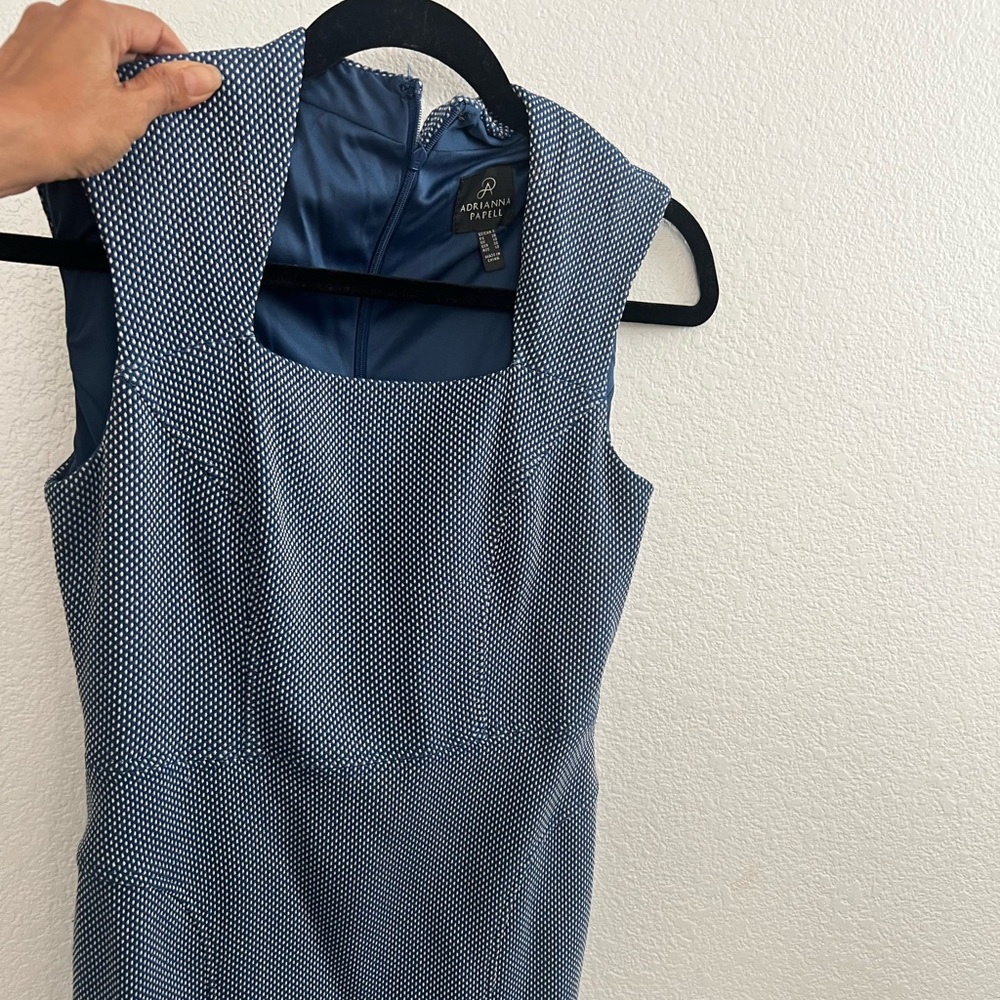 Adrianna Papell Square neckline dress